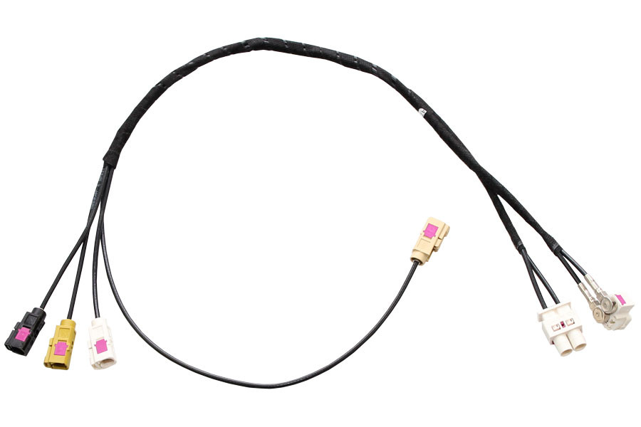 Antenna cable kit for Audi A3 8P Cabrio - Concert 3, Symphony 3 to RNS-E, BNS 5.0