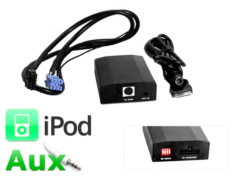Digital Music Interface - iPod, iPhone - Mini ISO for Audi, VW, Seat, Skoda
