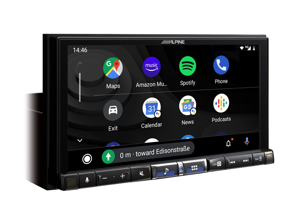 Digital-Media-Station 7 Zoll Touchscreen, DAB+, Apple CarPlay Wireless, Android Auto für Smart 453