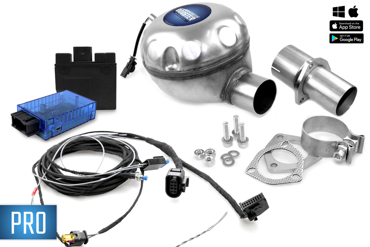 Universal complete kit Active Sound incl. Sound Booster - inside installation