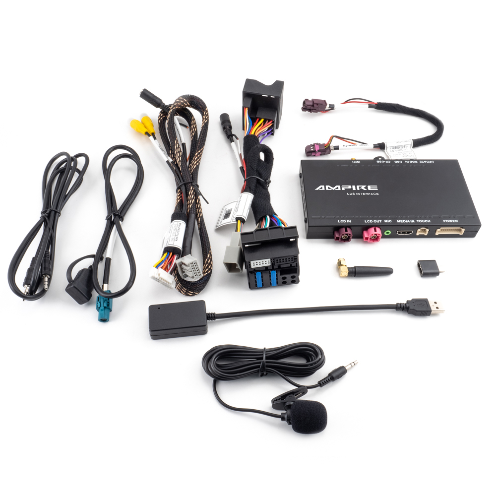 AMPIRE Smartphone-Integration für BMW NBT-EVO mit 6.5" Monitor Kabel-Set