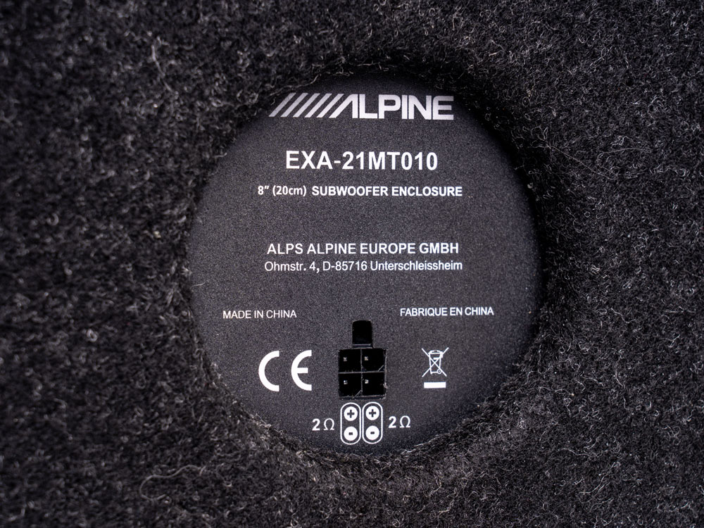 Alpine Subwoofer System & 6-Kanal DSP-Verstärker für VW T6.1 SH / T6 SG