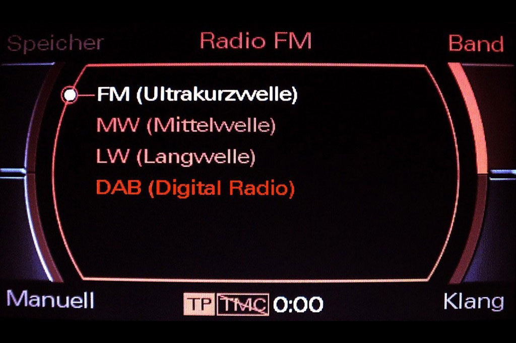 Cable set digital radio DAB for Audi A8 4E MMI 2G
