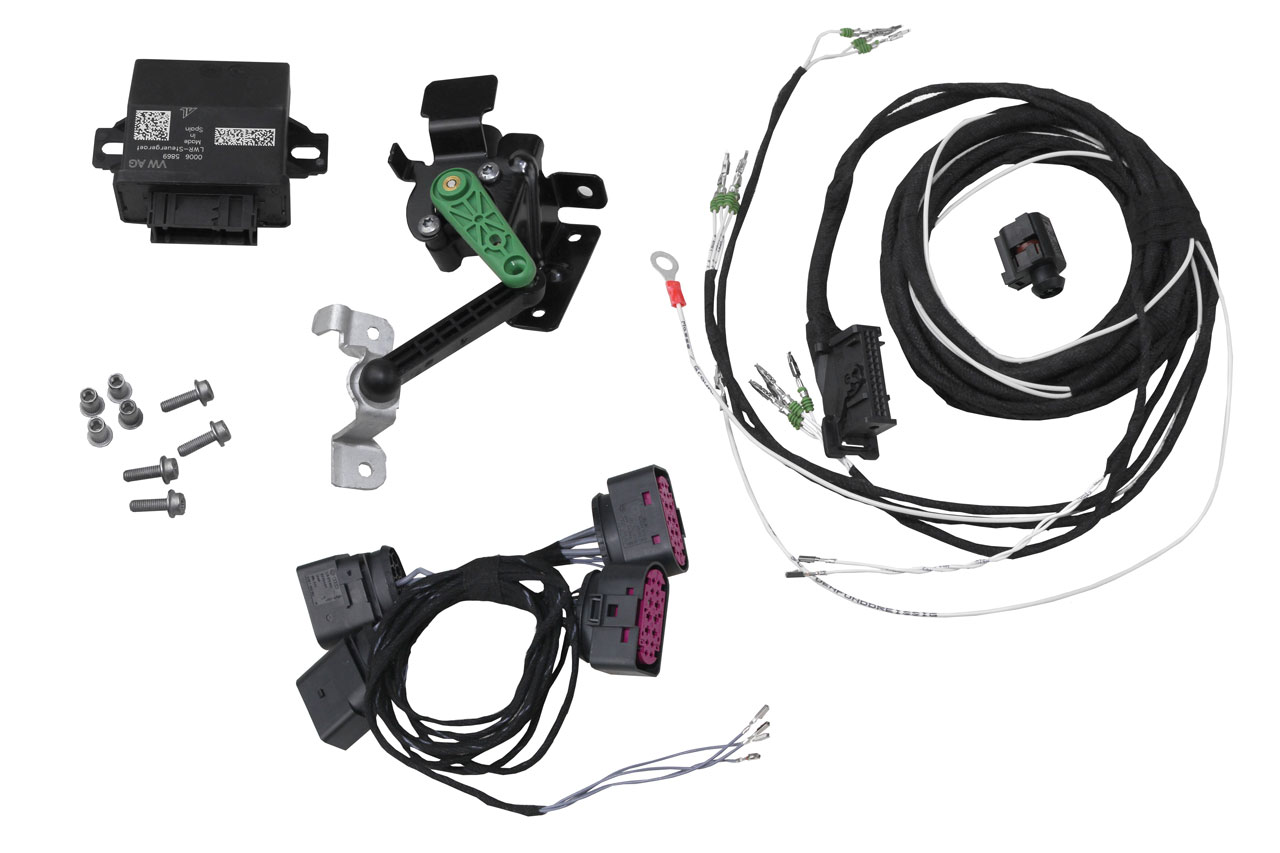 Complete set automatic headlight range adjustment aLWR for VW T-Roc A11