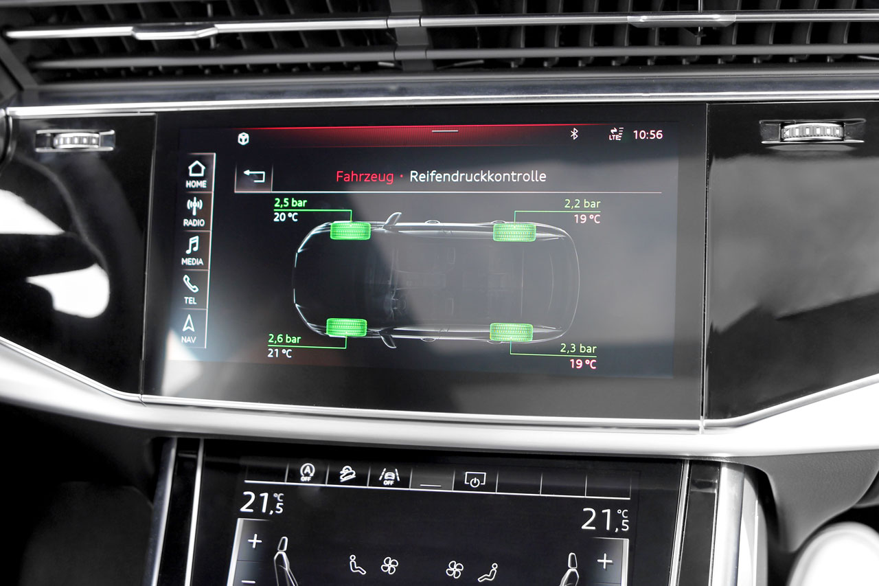 Reifendruck-Kontrollsystem (RDK) für Audi e-tron GE