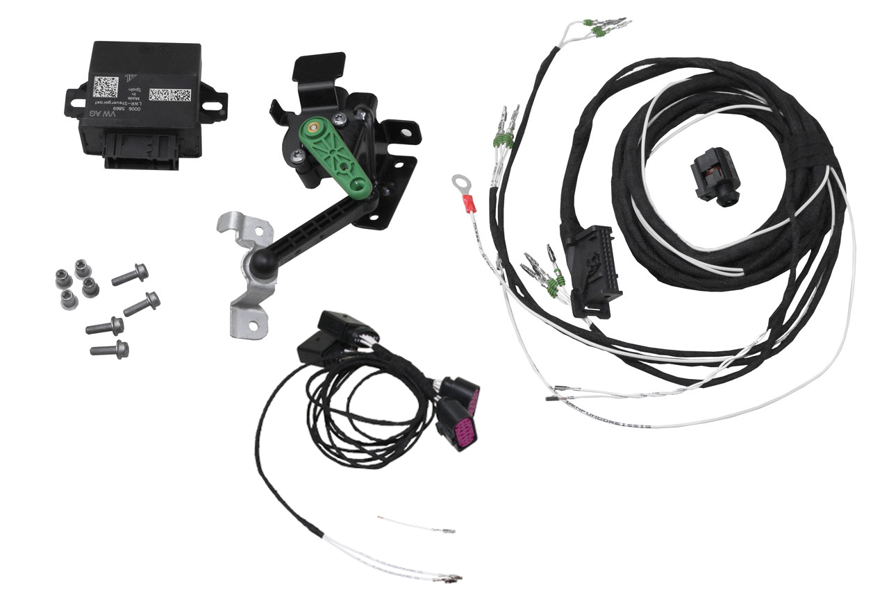 Complete set automatic headlight range adjustment aLWR for Skoda Karoq NU7