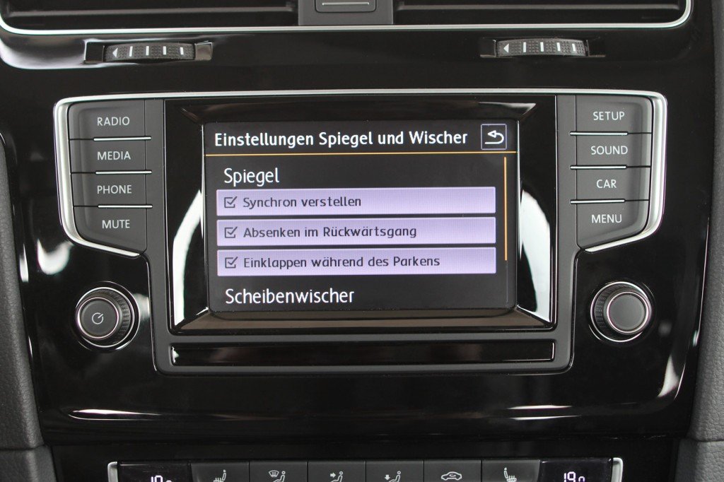 Komplettset anklappbare Außenspiegel für VW Golf 7