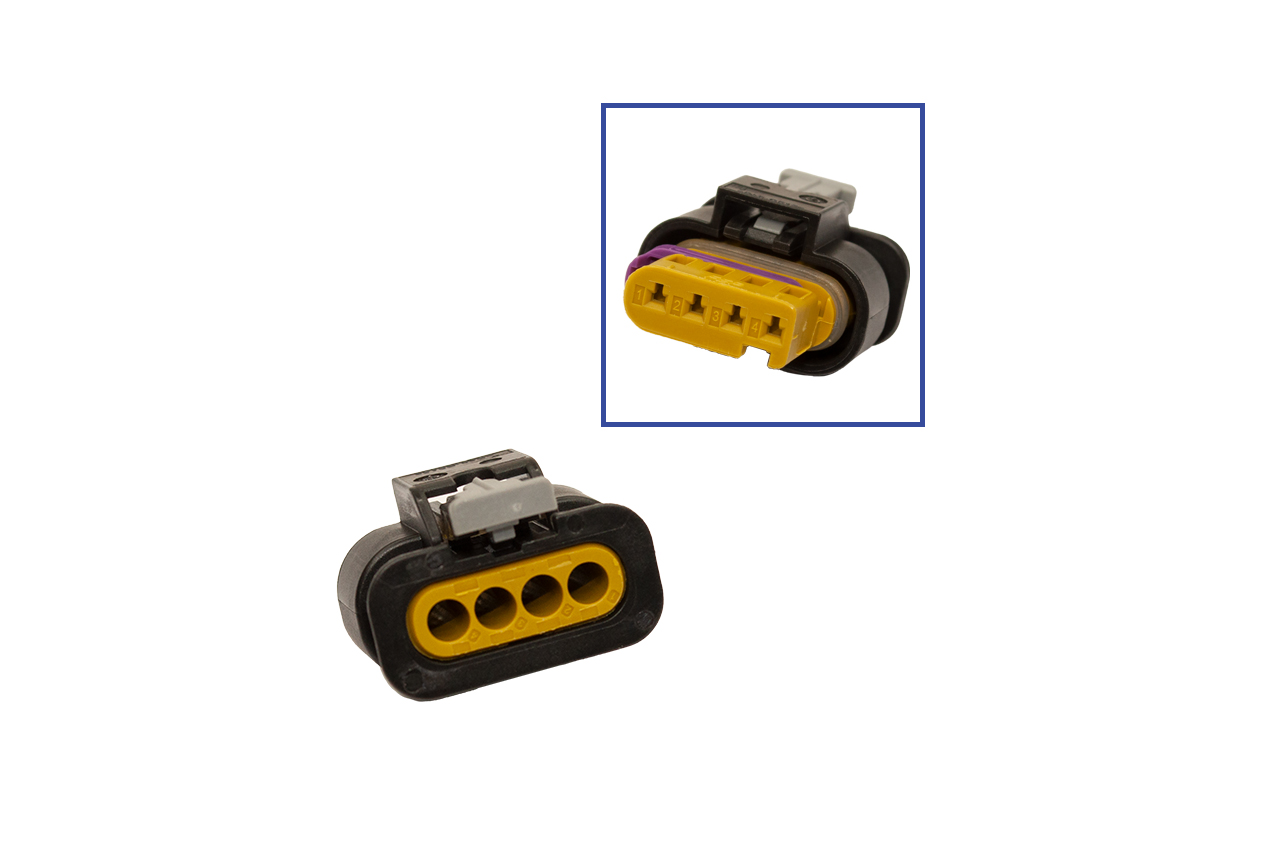 Repair kit connector 4 pin 4H0 973 704 C plug housing for VW Audi Seat Skoda