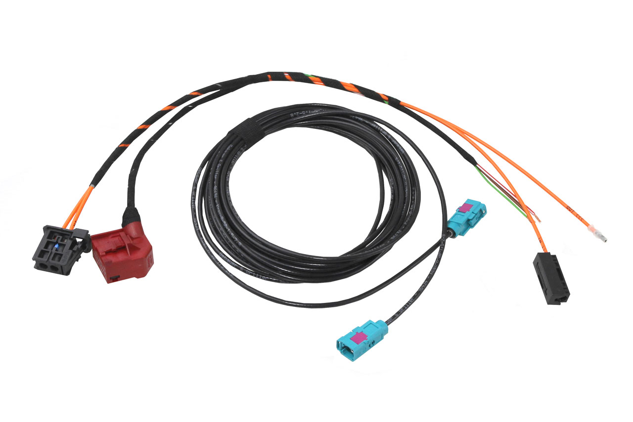 Kabelsatz TV-Tuner für Audi A5 8T, A4 8K inkl. LWL MMI 3G