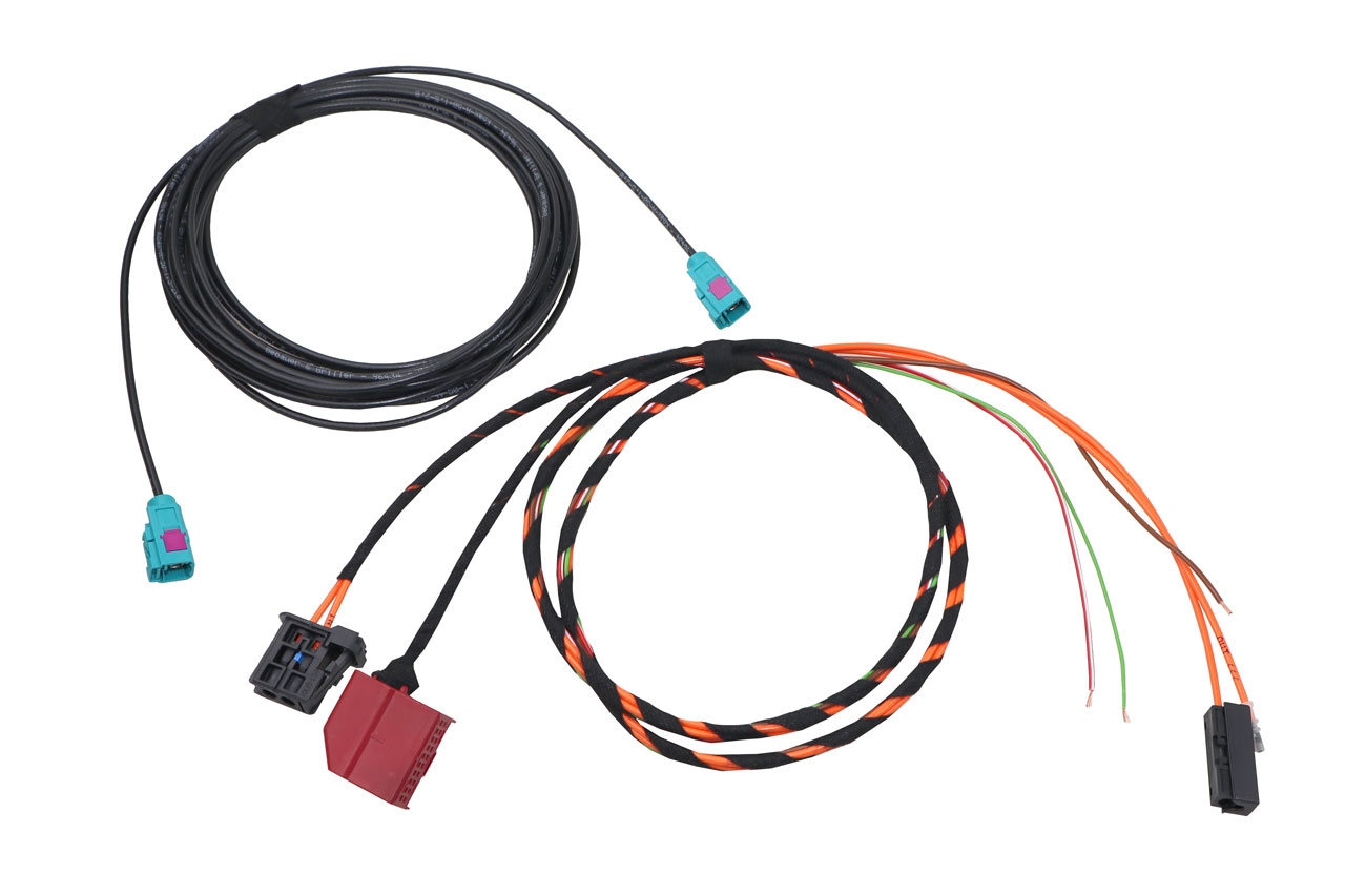 Kabelsatz TV-Tuner für Audi A8 4H inkl. LWL