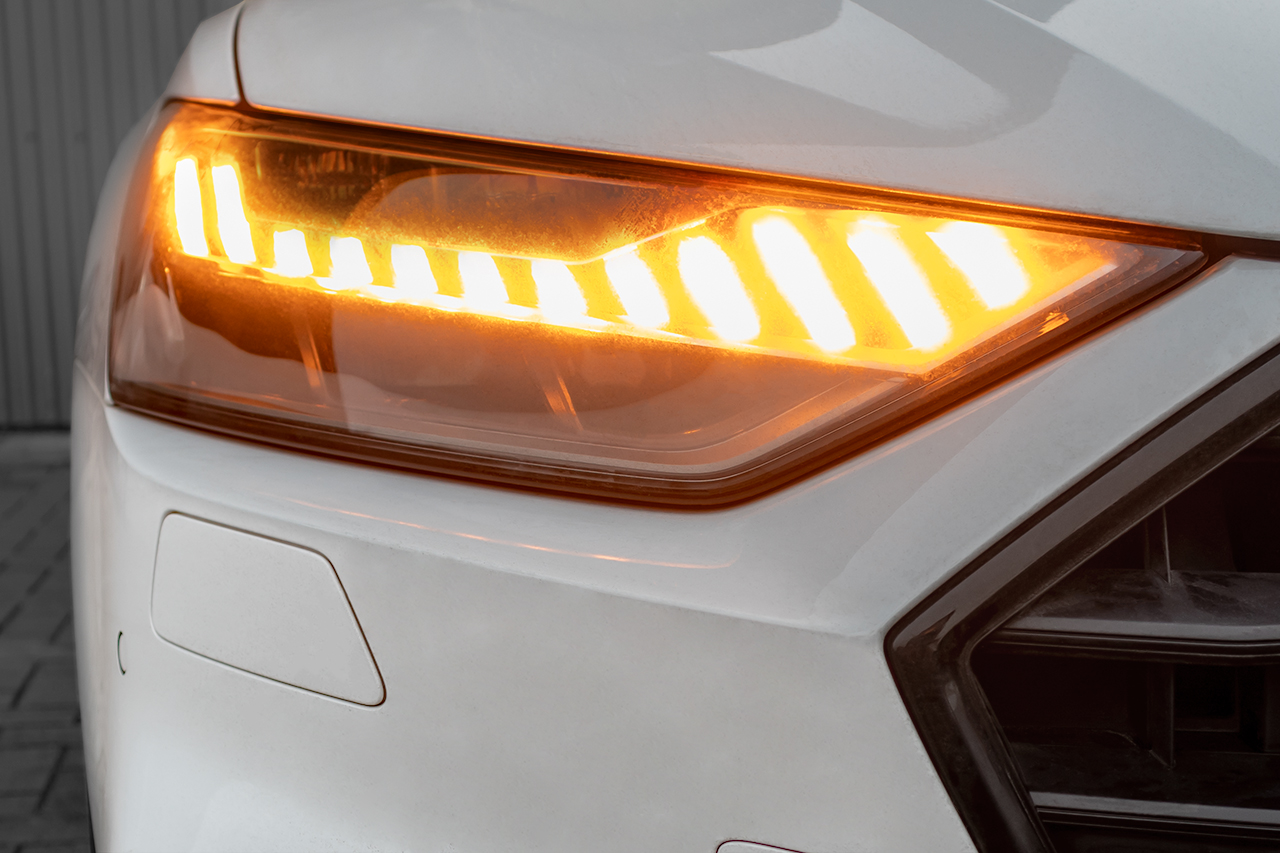 HD Matrix LED Headlights LED DRL and Laserlight for Audi A7 4K