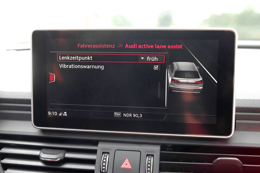 Active Lane Assist (Spurhalteassistent) inkl. Stauassistent für Audi Q7 4M