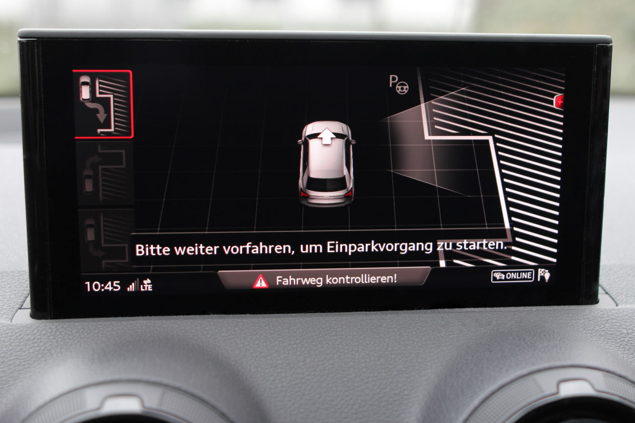 Komplett-Set Parklenkassistent - Einparkhilfe vorne + hinten vorhanden für Audi Q3 F3