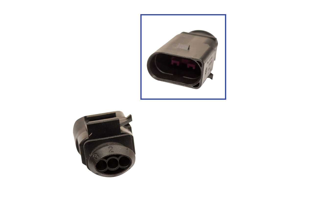 Repair kit connector 3 pin 1J0 973 803 plug housing for VW Audi Seat Skoda