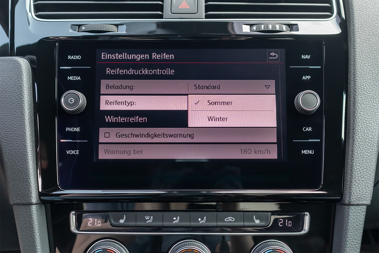 Reifendruck-Kontrollsystem (RDK) für VW Golf 7 VII