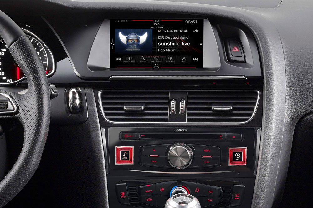 Navigation System Premium Infotainment for Audi A4, A5