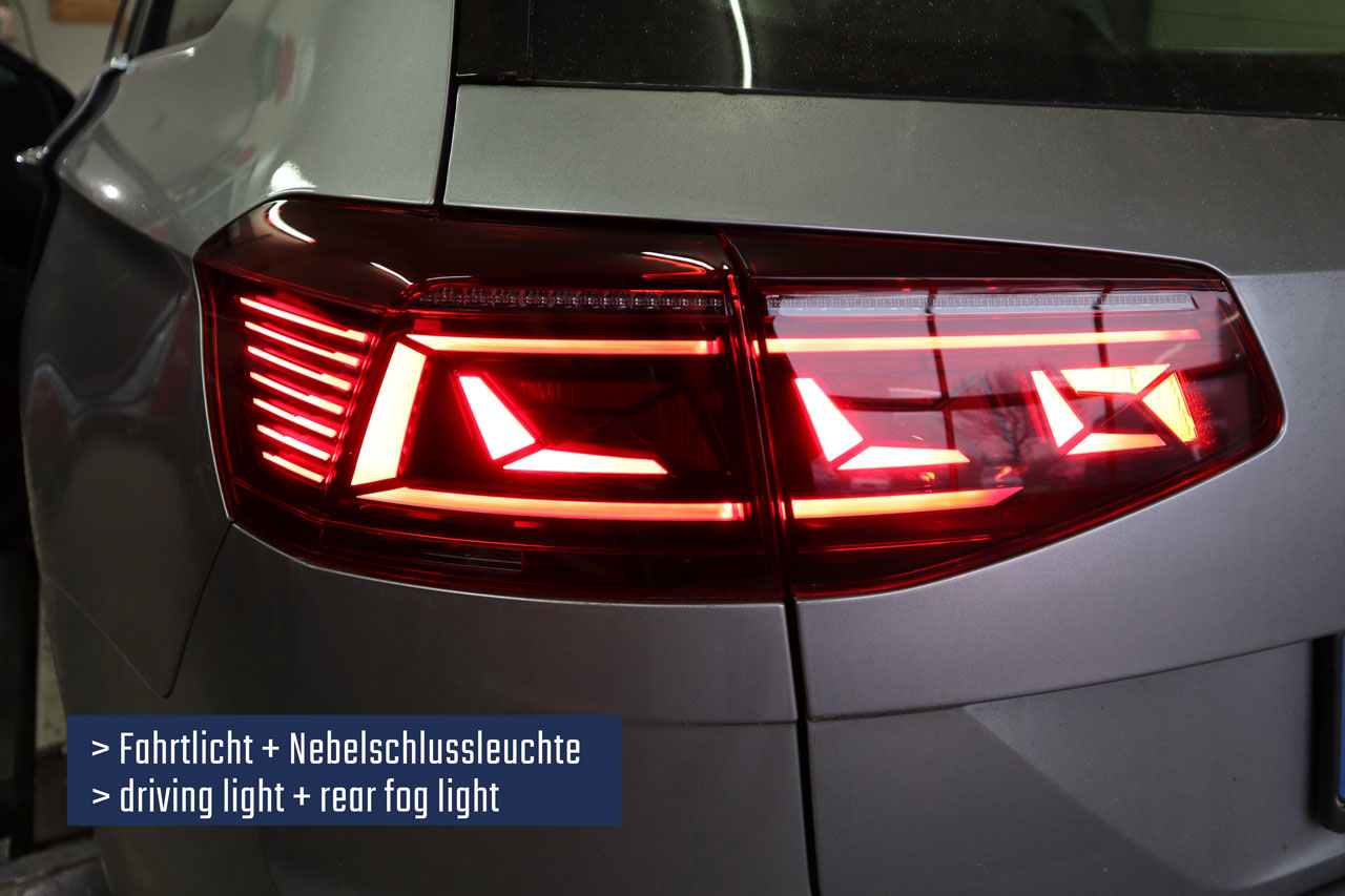 Komplett-Set Nachrüstung originale Highline LED-Rückleuchten / Heckleuchten für VW Passat CB5