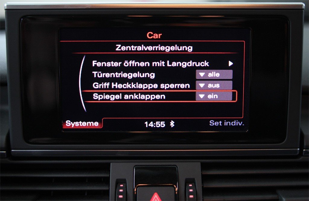 Komplettset anklappbare Außenspiegel für Audi A7 4G