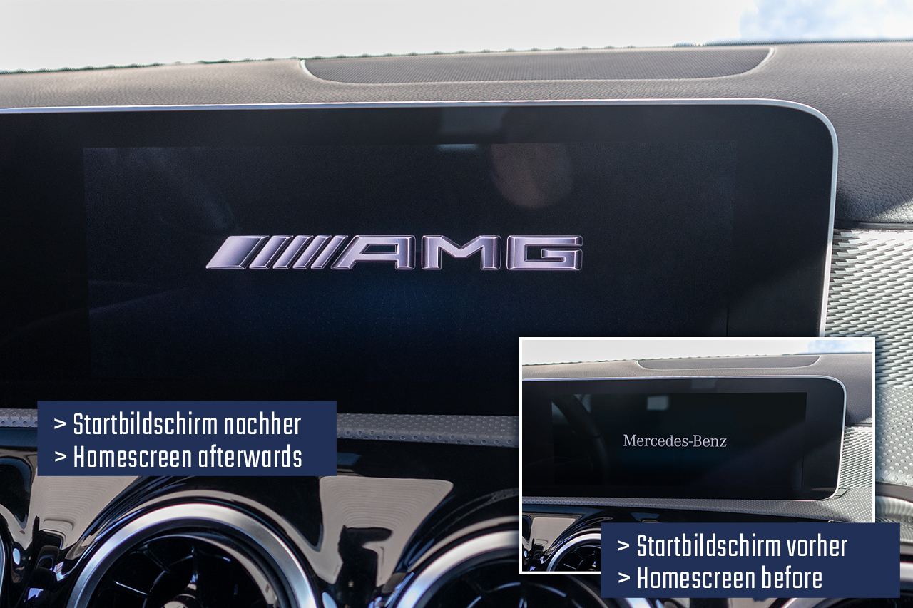 Coding dongle activation AMG start logo for Mercedes Benz
