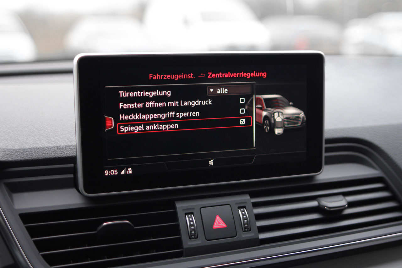 Komplettset anklappbare Außenspiegel für Audi Q5 FY