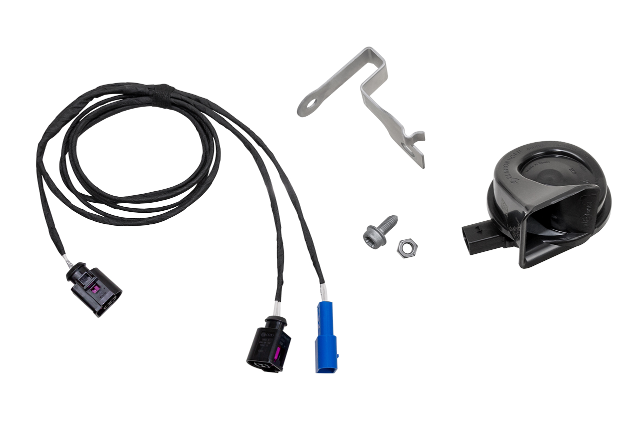 Retrofit kit for double-tone horn for VW Polo AW1/AE1