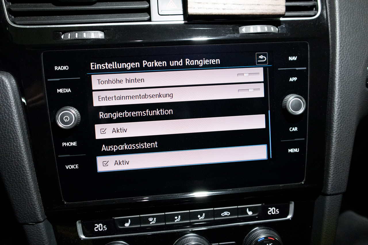 Blind Spot-Sensor inkl. Ausparkassistent für VW Golf 7