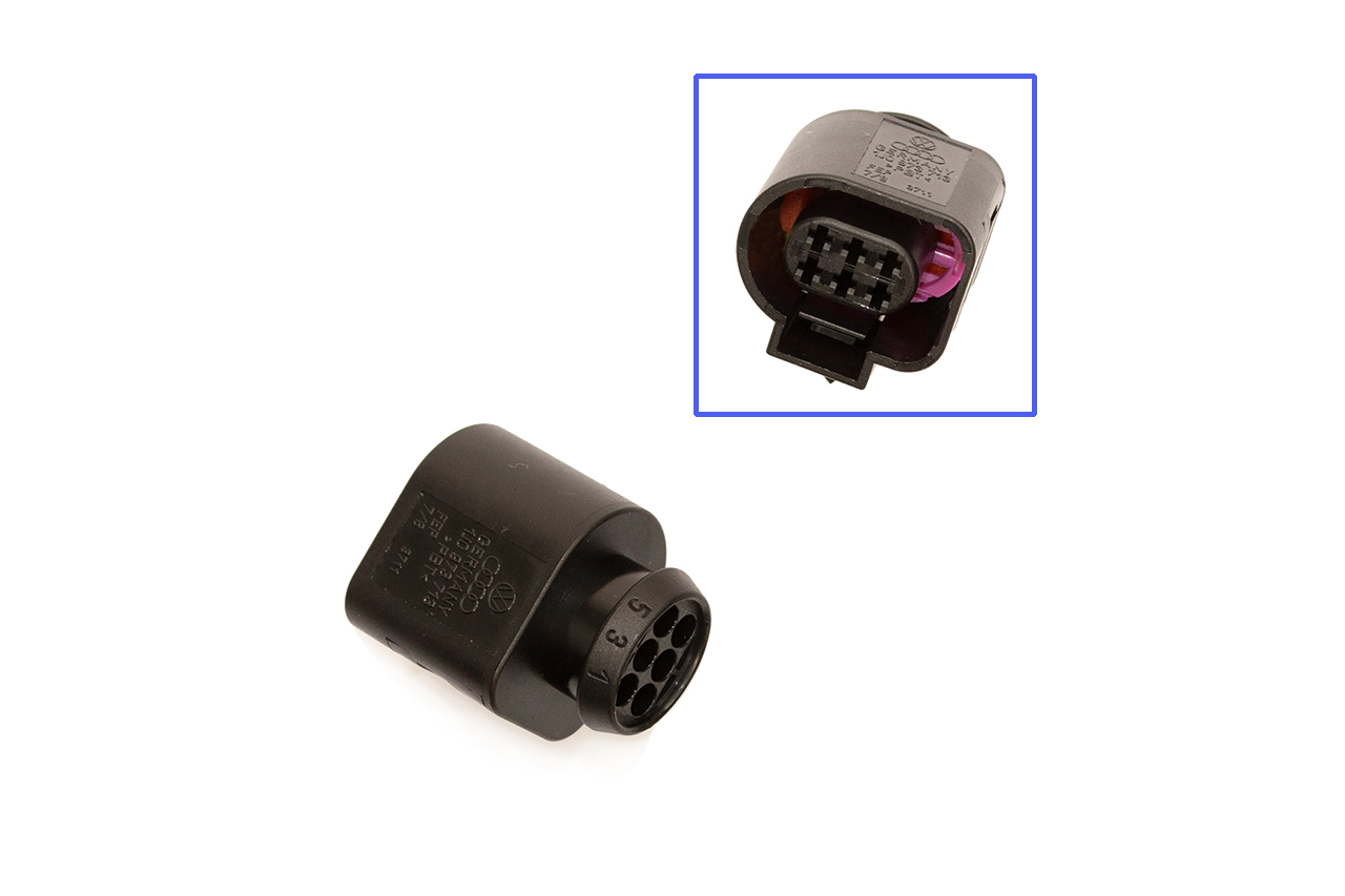 Repair kit connector 6 pin 1J0 973 713 socket housing for VW Audi Seat Skoda