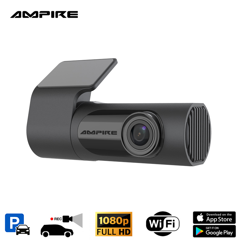 AMPIRE dual dashcam, 2K front camera and AHD rear camera, WLAN and GPS for Merceds