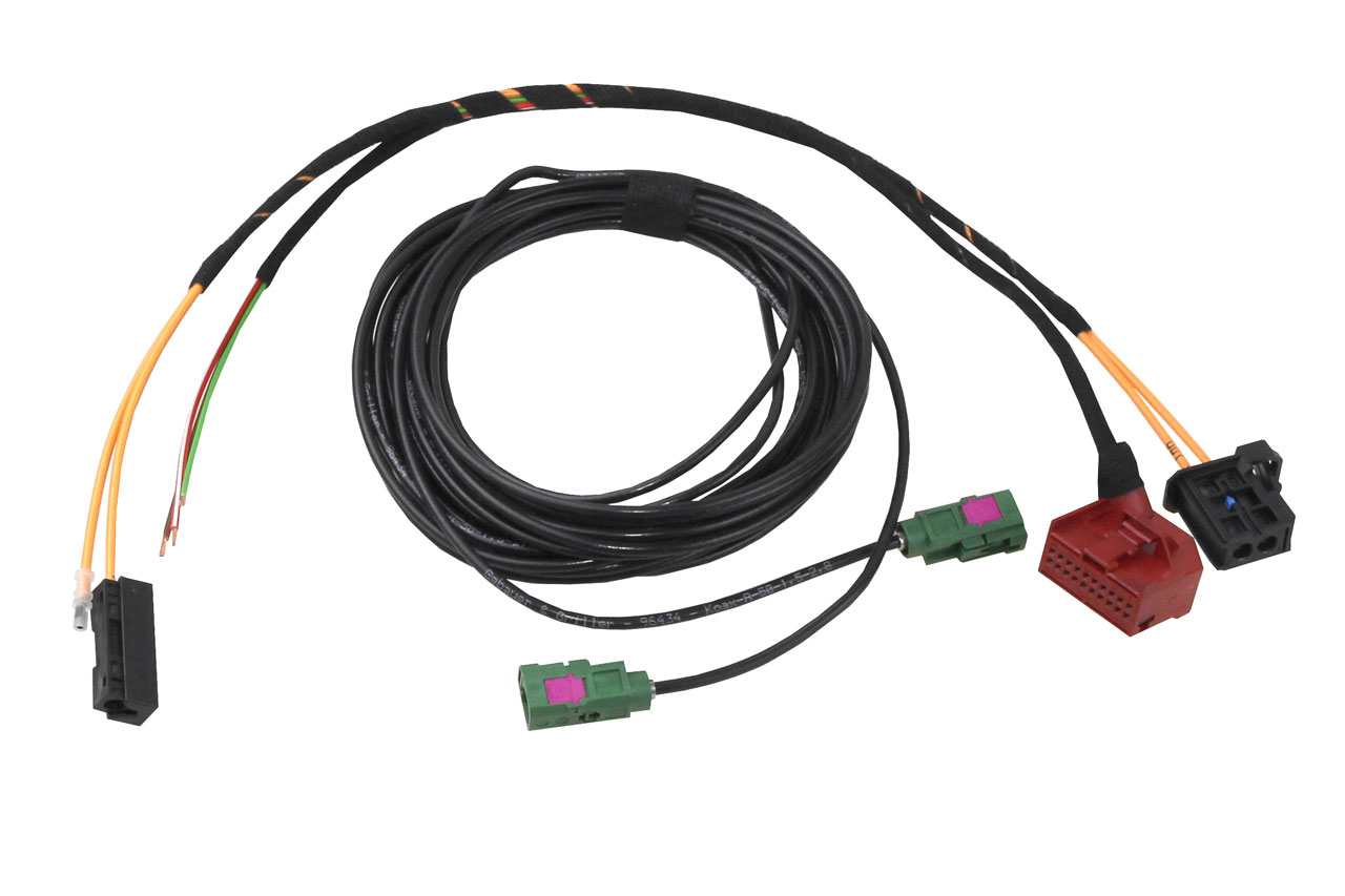 Cable set TV tuner incl. fiber optic for Audi Q7 4L MMI 3G