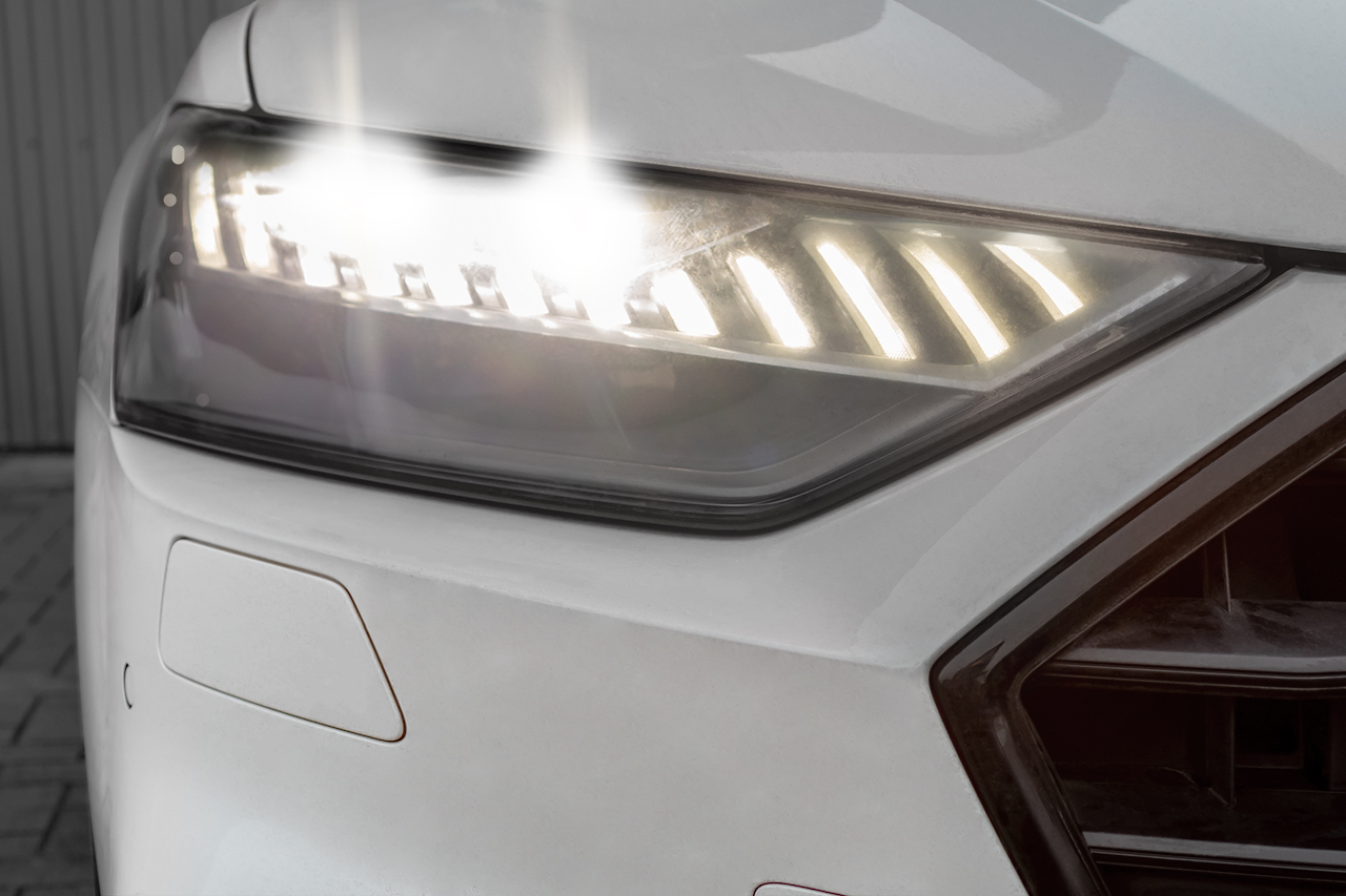 HD Matrix LED Headlights LED DRL and Laserlight for Audi A7 4K