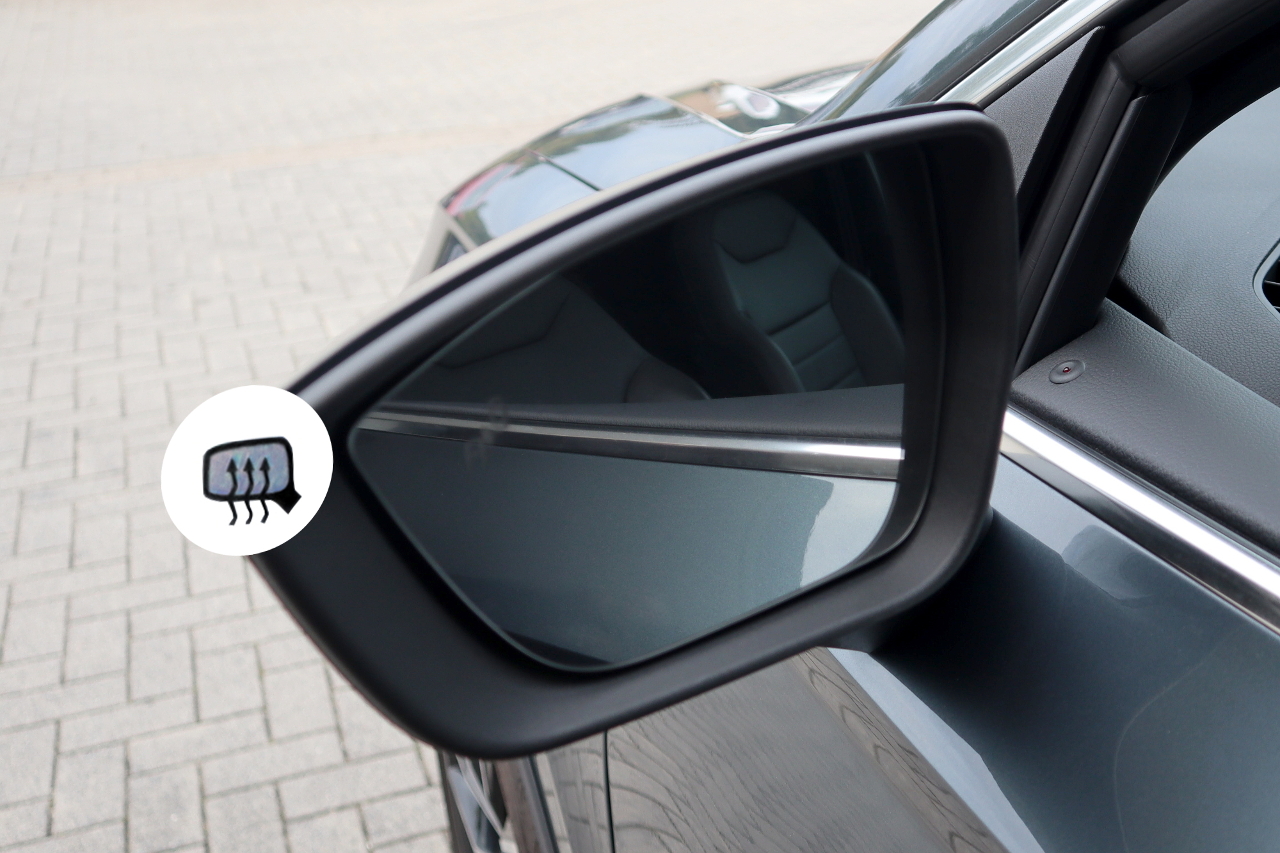 Complete set heated exterior mirrors for Seat Ateca KH