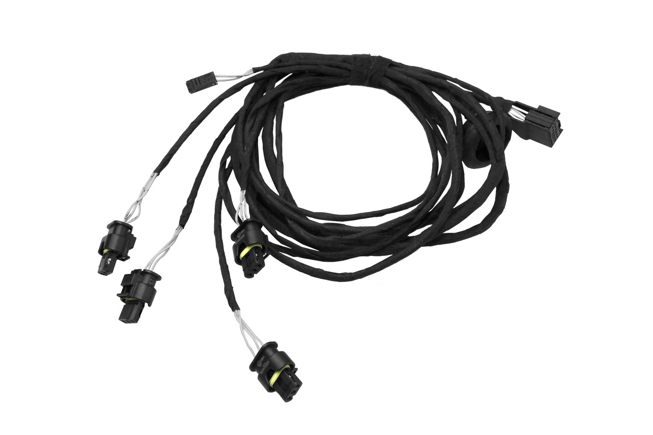 Cable set PDC sensors rear for VW Scirocco, Golf 5 with OPS