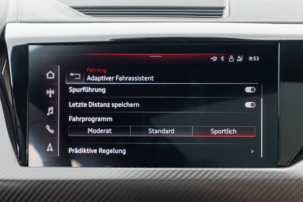 Automatische Distanzregelung (ACC) für Audi e-tron GT F8