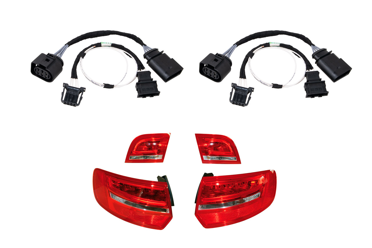 Adapter Facelift Heckleuchten LED für Audi A3 8PA Sportback