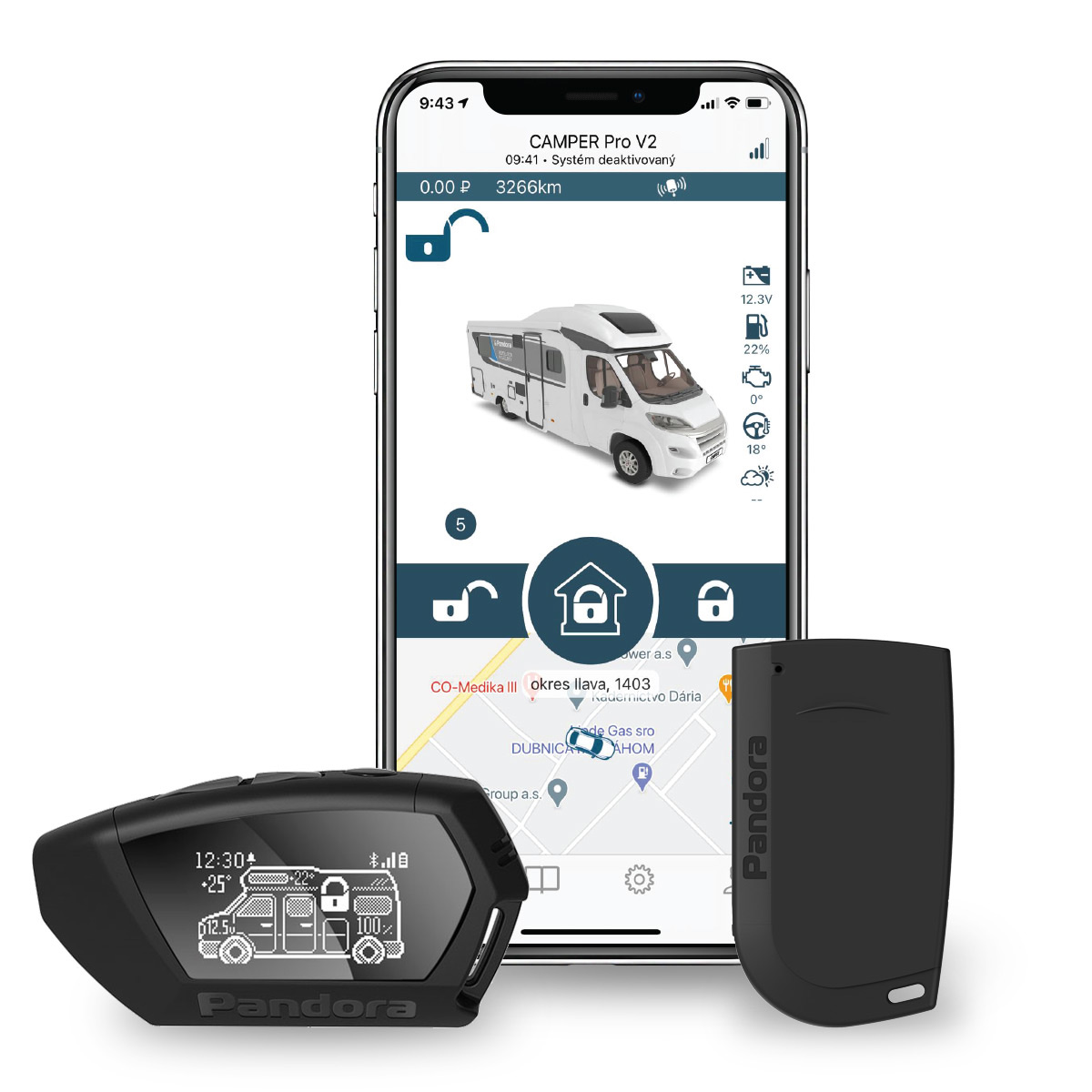 Car Alarmsystem Pandora Camper Pro V2