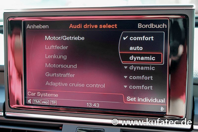 Complete kit Active Sound incl. Sound Booster for Audi A6, A7 4G