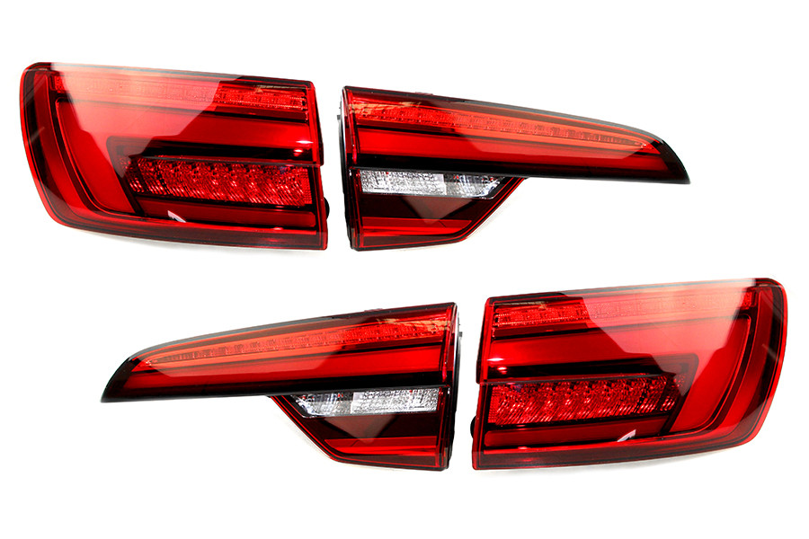 Complete kit LED taillights with dynamic turn signal for Audi A4 B9 Avant
