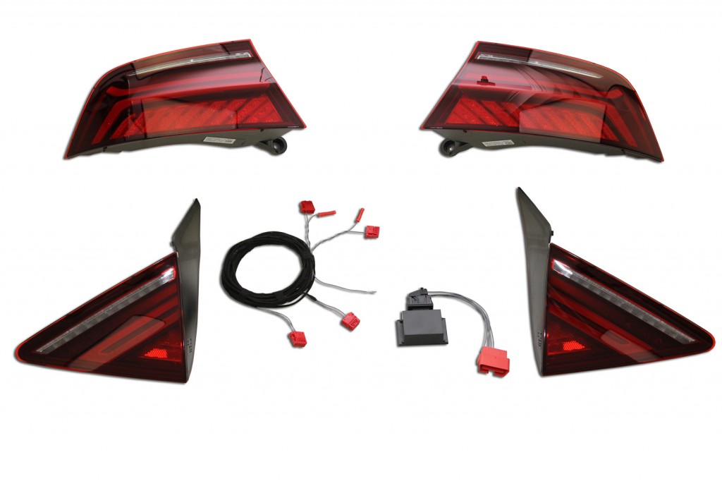 Komplett-Set LED Facelift Heckleuchten mit dynamischen Blinklicht für Audi A7 4G