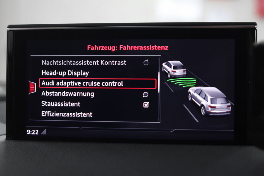 Automatische Distanzregelung (ACC) für Audi Q2 GA