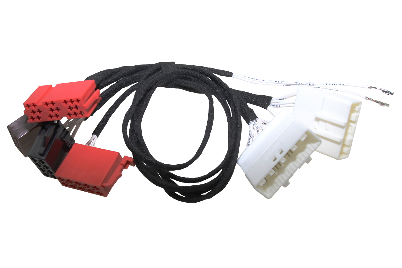 Conversion set cable + coding dongle radio system to Media System Connect for Smart forfour 453