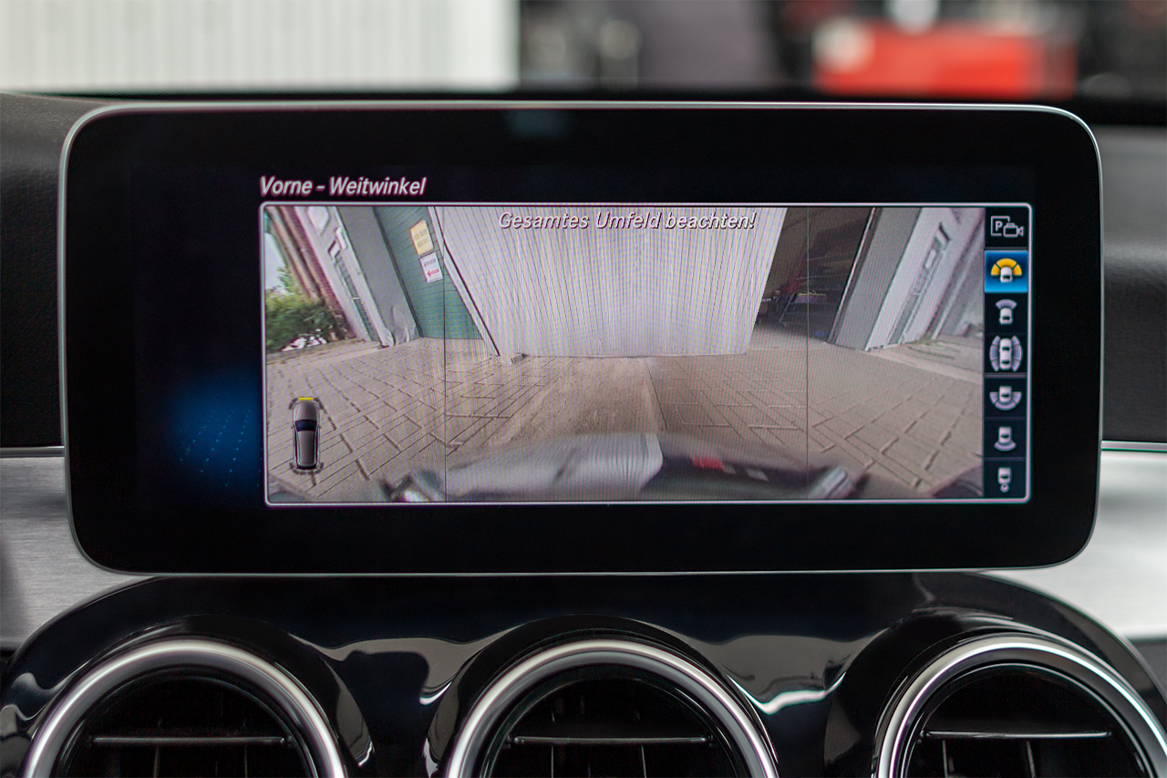 Komplettset 360 Grad Kamera Code 501 für Mercedes Benz C-Klasse W205 ab 2019