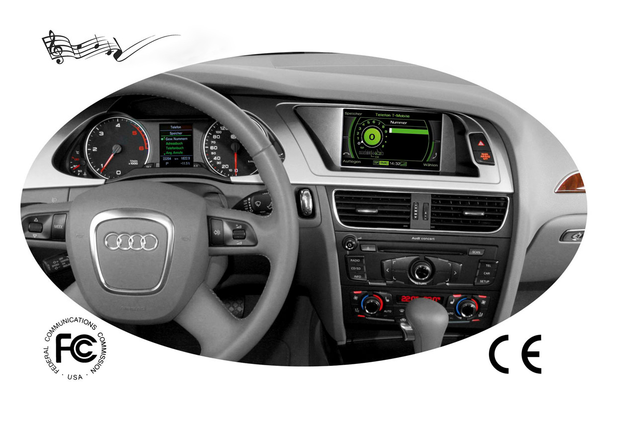 FISCON Handsfree "Basic-Plus" for Audi A4 8K, A5 8T, Q5 8R