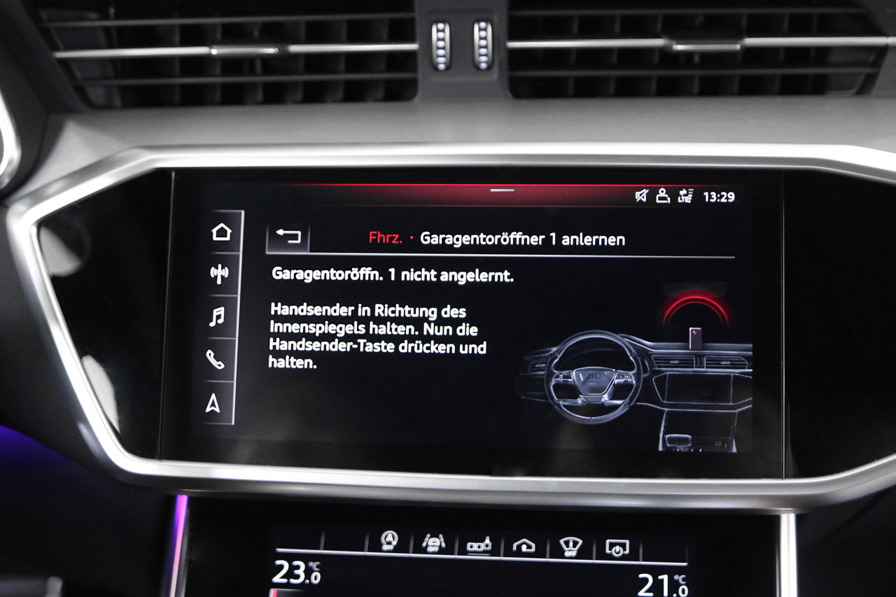 Komplettset HomeLink Garagentoröffnung für Audi A8 4N