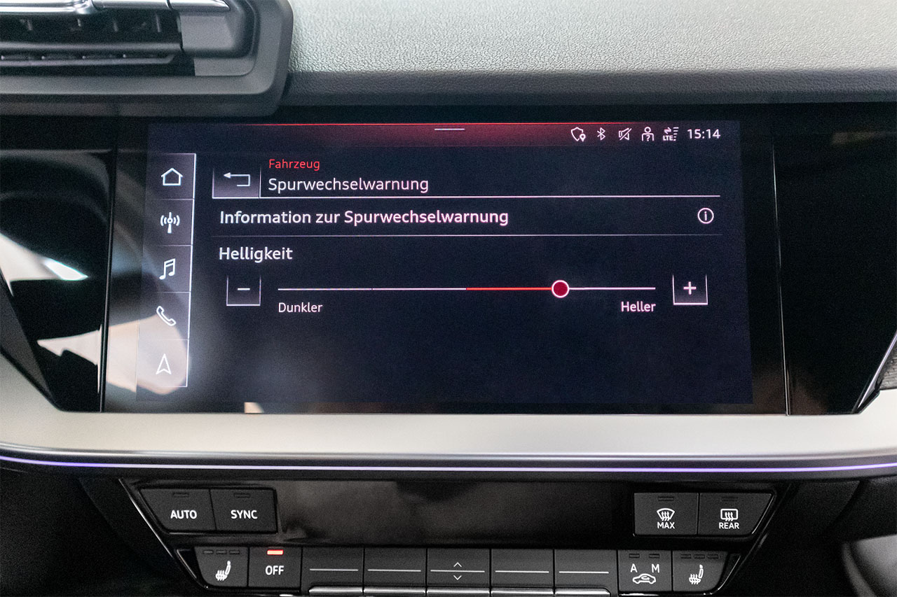 Spurwechselassistent inkl. Ausparkassistent für Audi A3 8Y