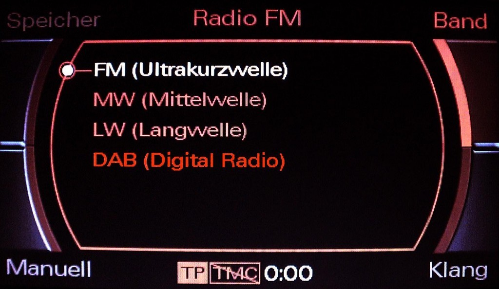 DAB Digital Radio cable set for Audi Q7 4L MMI 2G
