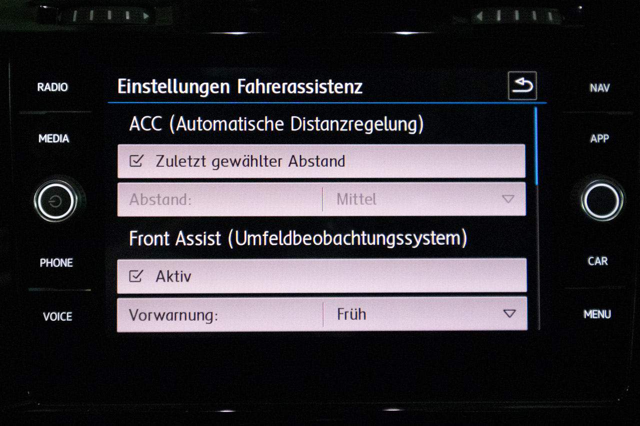 Automatische Distanzregelung (ACC) für VW Golf 7