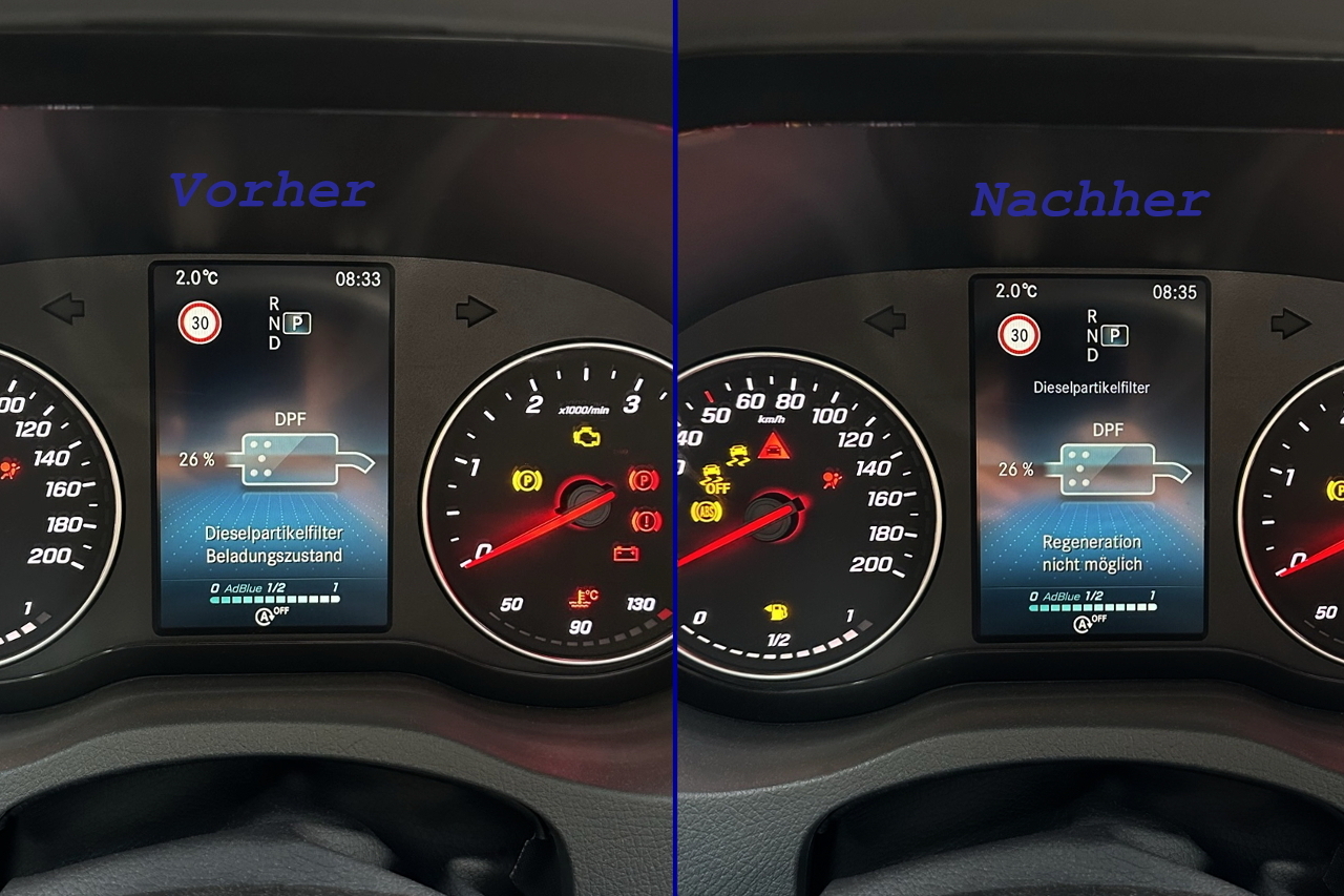 Codierdongle Aktivierung manuelles Regeneration DPF Filter Code KA7 für Mercedes Sprinter 907/910