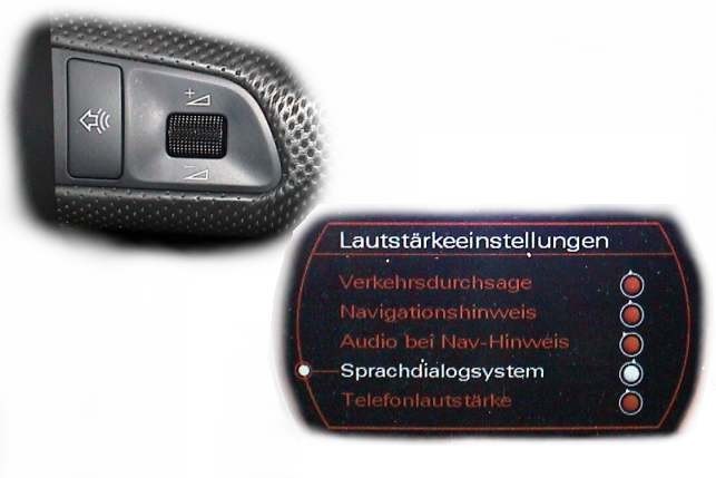 Sprach-Dialog-System (SDS) - Sprachbedienung für Audi Q7 4L