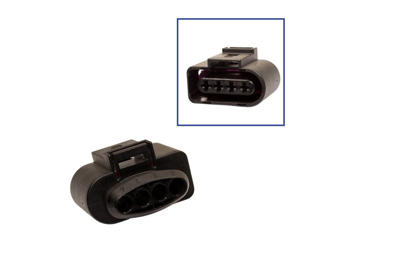 Repair kit connector 4 pin 1J0 973 724 plug housing for VW Audi Seat Skoda